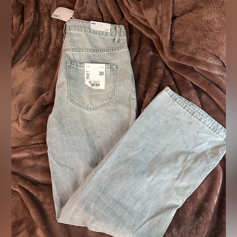 Straight leg jeans